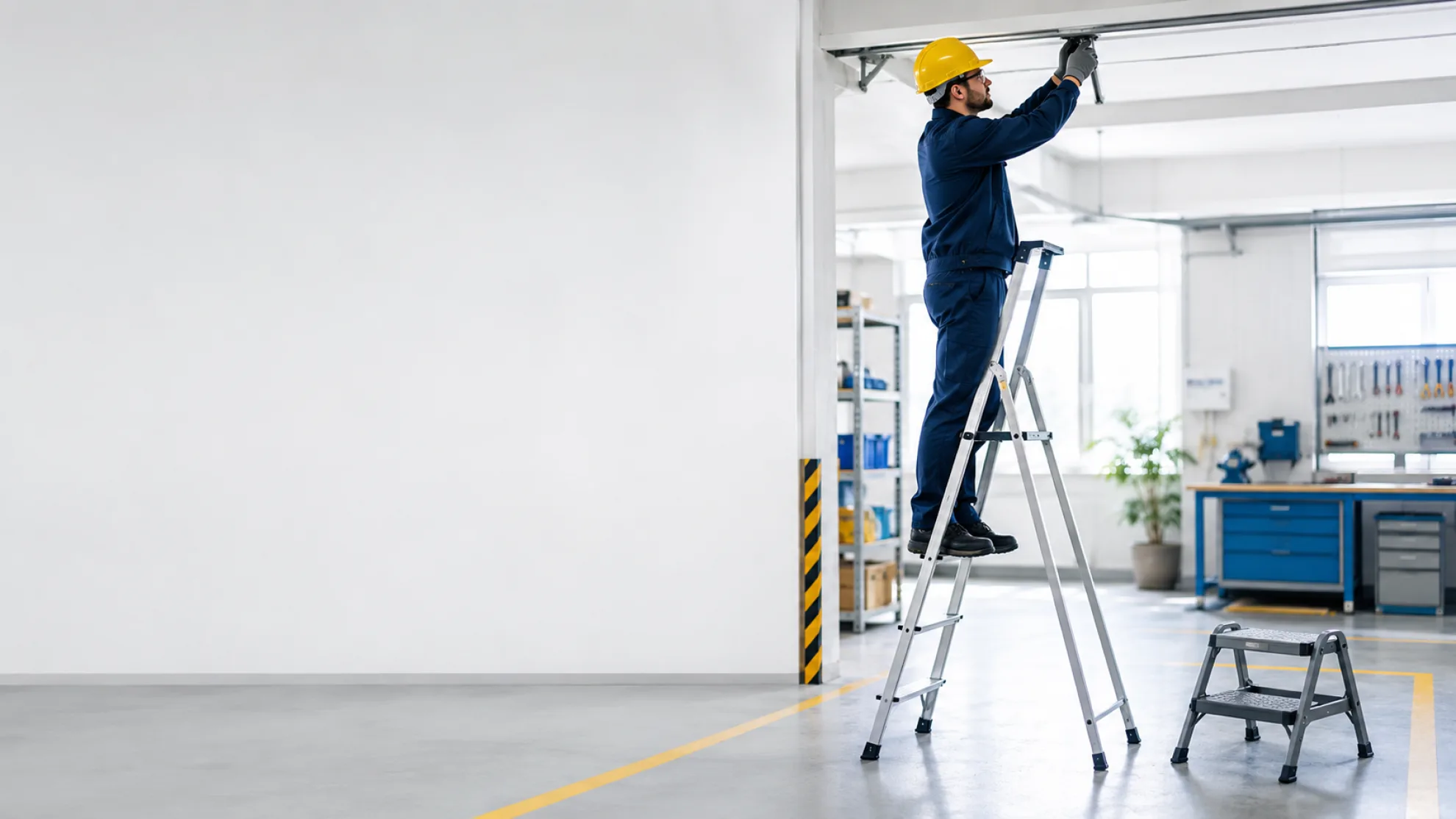 Leitern und Tritte im Arbeitsschutz