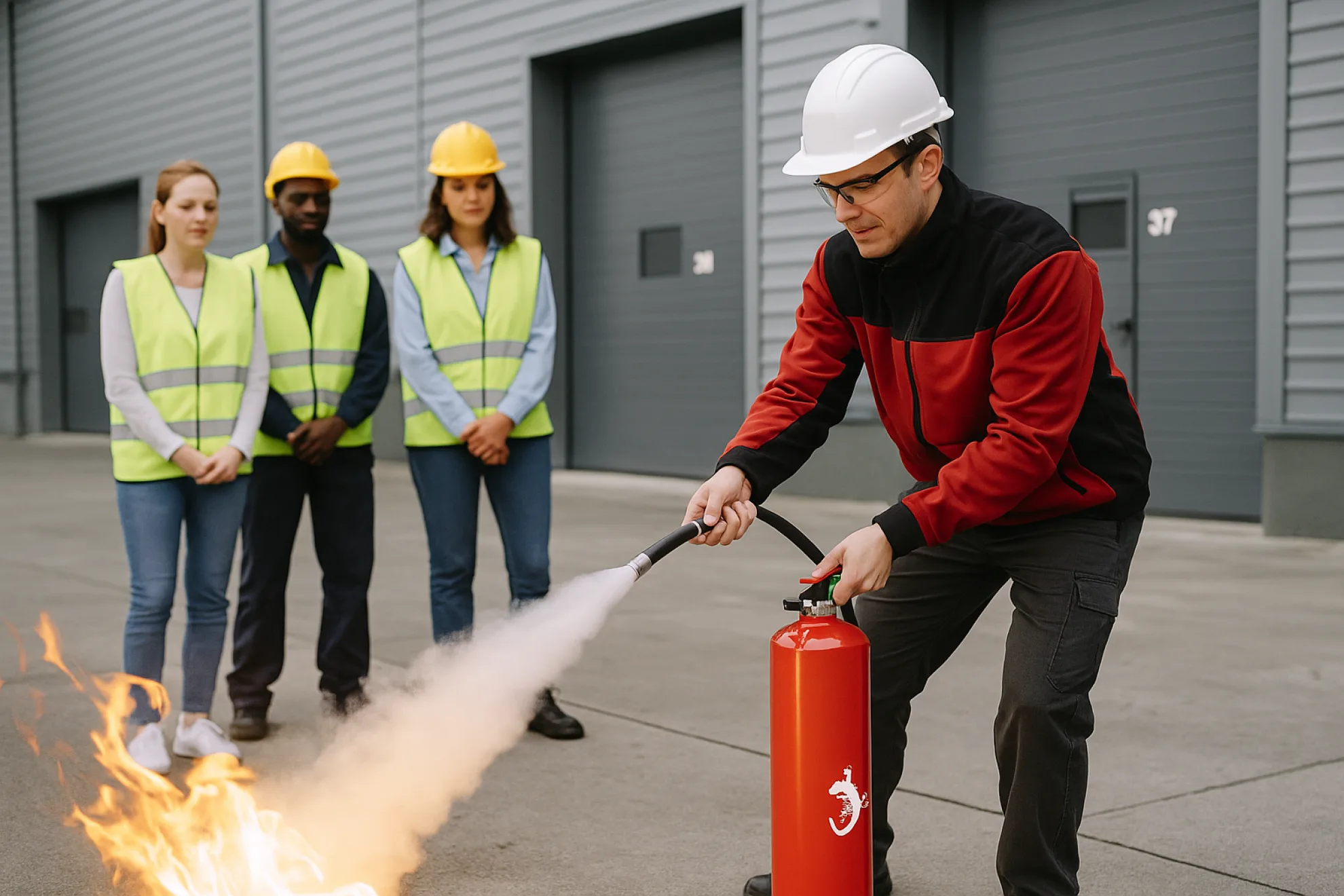 Brandschutzhelfer - Leben und Unternehmenswerte schützen -